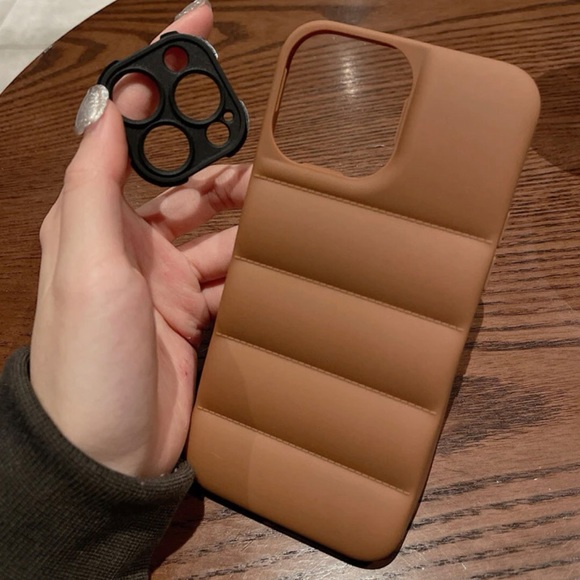 Brown Puffer IPhone Case - Picture 5 of 5